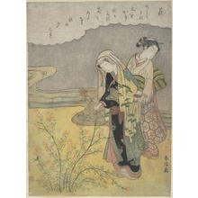 Suzuki Harunobu: The Bush Clover (Hagi) - Metropolitan Museum of Art