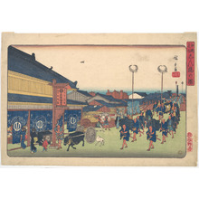 Utagawa Hiroshige: Shimbashi no Zu - Metropolitan Museum of Art