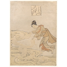 鈴木春信: The Jewel River at Chôfu (Chôfu no Tamagawa) - メトロポリタン美術館