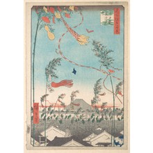 Utagawa Hiroshige: The Tanabata Festival, from the series One Hundred Famous Views of Edo - Metropolitan Museum of Art