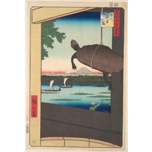 歌川広重: Mannen Bridge, Fukagawa - メトロポリタン美術館