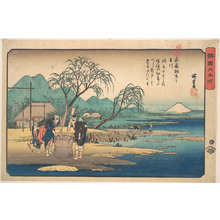 歌川広重: Musashi: Chôfu no Tamagawa - メトロポリタン美術館
