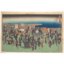 Utagawa Hiroshige: Junkei machi Yomise no Zu - Metropolitan Museum of Art