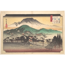 Utagawa Hiroshige: Vesper Bells at Mii Temple - Metropolitan Museum of Art