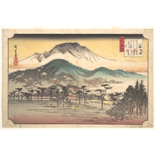 Utagawa Hiroshige: Vesper Bells at Mii Temple - Metropolitan Museum of Art