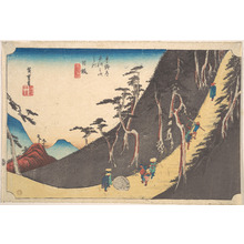 Utagawa Hiroshige: Nissaka, Sayo Nakayama - Metropolitan Museum of Art