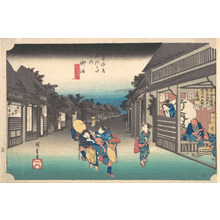 Utagawa Hiroshige: Goyu, Tabibito Ryujo - Metropolitan Museum of Art