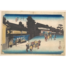 歌川広重: Narumi, Meibutsu Arimatsu Shibori - メトロポリタン美術館