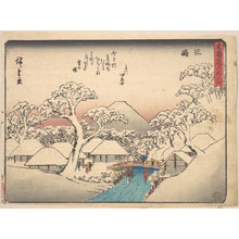 歌川広重: Mishima - メトロポリタン美術館