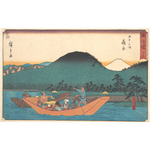 Utagawa Hiroshige: Kambara - Metropolitan Museum of Art
