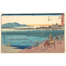 Utagawa Hiroshige: Okazaki - Metropolitan Museum of Art