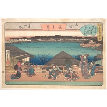 Utagawa Hiroshige: Ikeno Mata (Horai-ya) - Metropolitan Museum of Art