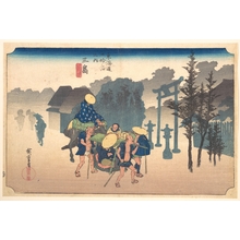 Utagawa Hiroshige: Morning Mist - Metropolitan Museum of Art