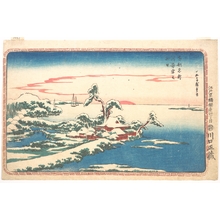 Utagawa Hiroshige: New Year's Sunrise after Snow at Susaki - Metropolitan Museum of Art
