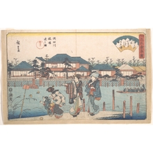 Utagawa Hiroshige: Sumidagawa Hashiba Watashi Zu (Yanagiya) - Metropolitan Museum of Art