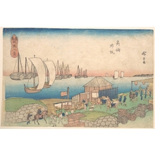 歌川広重: River View at Takanawa - メトロポリタン美術館