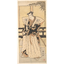 日本版画 "The Actor Onoe Matsusuke" 由 Shunkwaku (Japanese, active 1781–1789) 创作