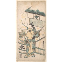 Torii Kiyomasu I: The Actor Oneo Kikugoro in the Role of Soga no Goro - Metropolitan Museum of Art