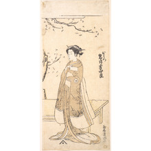 鳥居清満: The Fourth Imai Hanshiro in the Role O Hatsu in 