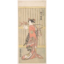 鳥居清満: The Actor Yamashita Kinsaku in the Role of Mutsuhana - メトロポリタン美術館