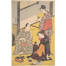 鳥居清長: Matsumoto Kôshirô IV in a Private Moment - メトロポリタン美術館