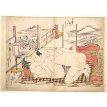 Okumura Masanobu: Bedroom Scene - Metropolitan Museum of Art