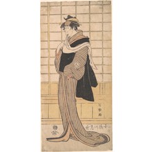 Toshusai Sharaku: Osagawa Tsuneyo II as the hairdresser O-Roku - Metropolitan Museum of Art