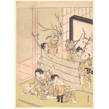 Kitao Shigemasa: Young Boys Performing a Puppet Show - Metropolitan Museum of Art