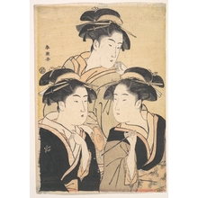 Katsukawa Shuncho: Three Beauties - Metropolitan Museum of Art