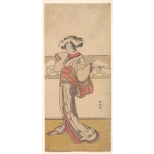 勝川春好: Segawa Kikunojô III in the Role of Ôiso no Tora - メトロポリタン美術館