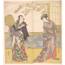 Katsukawa Shunko: Sawamura Sojiro II and Sanogawa Ichimatsu in the IX Act of the Drama 