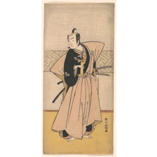 勝川春好: The Actor Ichikawa Omezo as a Samurai with Two Swords - メトロポリタン美術館