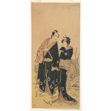 勝川春好: The Third Segawa Sojuro and the Third Segawa Kikunojo as Lovers - メトロポリタン美術館