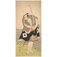 勝川春好: The Actor Nakamura Nakazo with Drawn Sword - メトロポリタン美術館