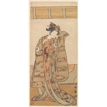 勝川春章: The Fourth Iwai Hanshiro as a Woman - メトロポリタン美術館