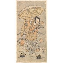 勝川春章: The Second Nakamura Juzo as a Samurai - メトロポリタン美術館