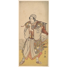 勝川春章: The Actor Danjuro III as an Itinerant Peddler - メトロポリタン美術館