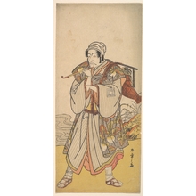 Japanese Print "The Actor Danjuro III as an Itinerant Peddler" by Katsukawa Shunsho, 勝川春章 (Katsukawa Shunshô (Japanese, 1726–1792))