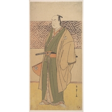 勝川春章: The Fourth Matsumoto Koshiro in the Role of Oboshi Yuranosuke - メトロポリタン美術館