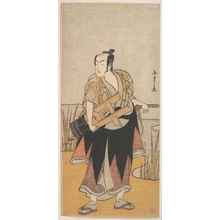 Katsukawa Shunsho: The Fourth Matsumoto Koshiro as a Man Standing on the Bank of a River - Metropolitan Museum of Art