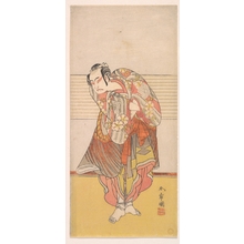 Katsukawa Shunsho: The Second Ichikawa Yaozo as a Man Standing with His Arms Crossed - Metropolitan Museum of Art