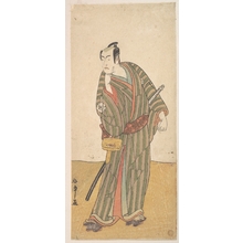 勝川春章: The Fourth Matsumoto Koshiro as an Otokodate Standing - メトロポリタン美術館