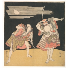 Katsukawa Shunsho: The Actors Otani Tomoemon I and Bando Mitsugoro I - Metropolitan Museum of Art
