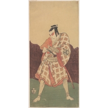 勝川春章: The Third Matsumoto Koshiro in the Role of Matsuomaru in 