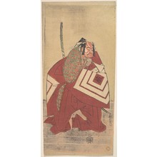 勝川春章: The Actor Ichikawa Danzô III as a Court Noble - メトロポリタン美術館