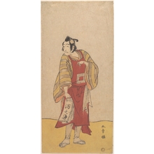 Katsukawa Shunsho: The Fifth Ichikawa Danjuro as a Man Standing - Metropolitan Museum of Art