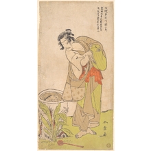 勝川春章: The Kabuki Actor Ichikawa Danjûrô V - メトロポリタン美術館