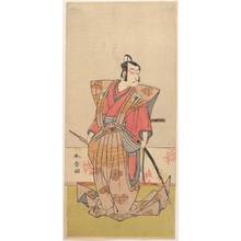 勝川春章: The Actor Ichikawa Danjûrô V as a Samurai - メトロポリタン美術館