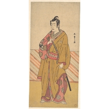 勝川春章: The Actor Bando Mitsugorô I as one of the Conen Otoko or Five Kyokaku - メトロポリタン美術館