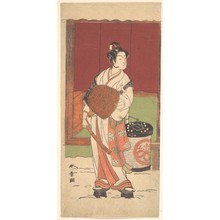 Katsukawa Shunsho: The Actor Ichikawa Monosuke II in the Role of Daito-no-miya Disguised as a Komuso - Metropolitan Museum of Art